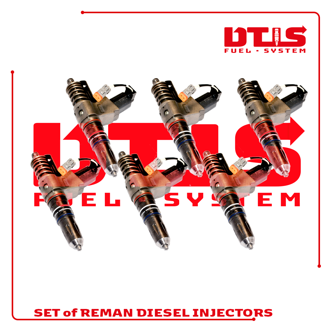 3411765 (N14) 6 Injectors Set 1200.00 + 900.00 Core Free Shipping